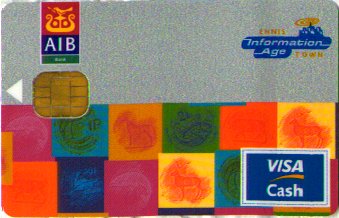 Visa Cash Card Front View